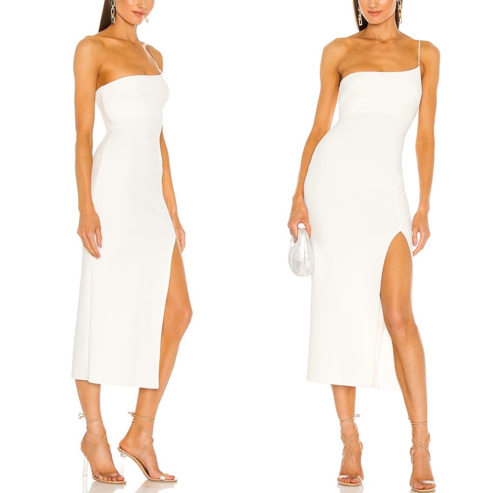 Bec & Bridge Fleur Asymmetric Midi Dress 761